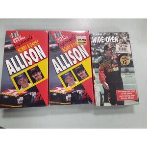 Nascar VHS Tapes Davey Allison Great Racing Legends  Runnin Wide Open